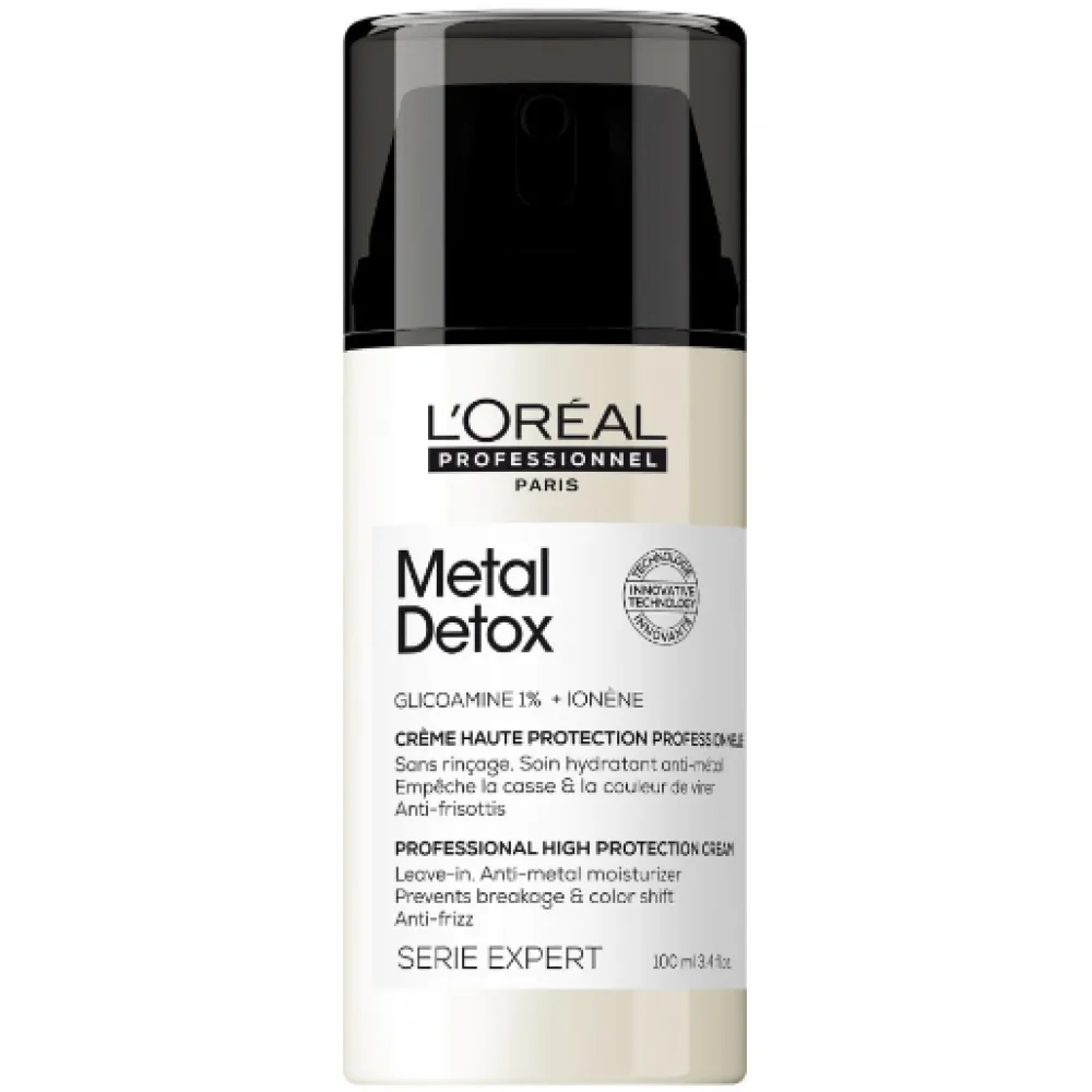 L'Oreal Professionnel Serie Expert Metal Detox High Protection Cream - paliekamasis kremas, 100 ml