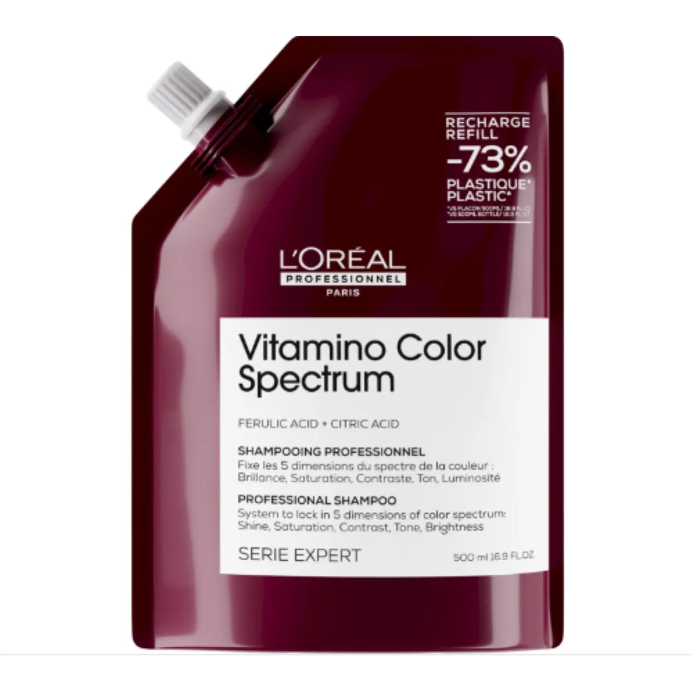 L'Oreal Professionnel Serie Expert Vitamino Color Spectrum šampūnas dažytiems plaukams, 500 ml, papildymas