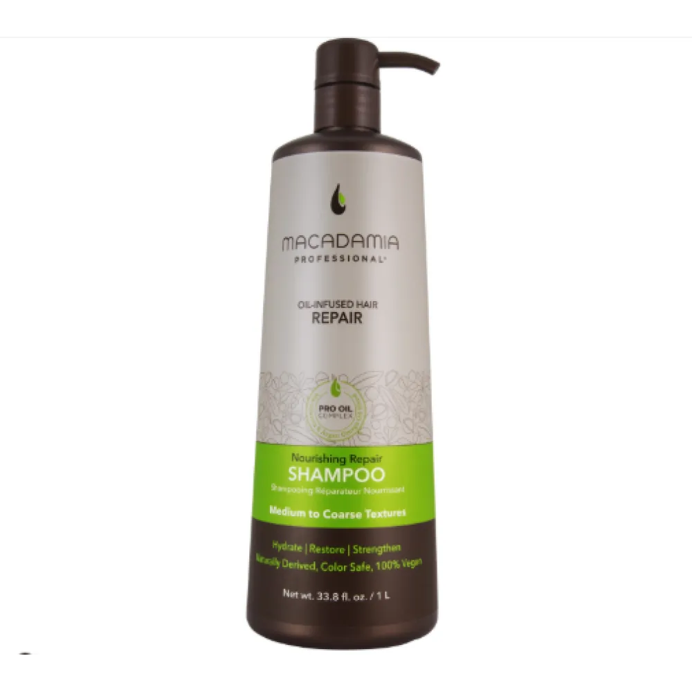 MACADAMIA Nourishing Repair Shampoo – maitinamasis ir atstatomasis šampūnas, 1000 ml