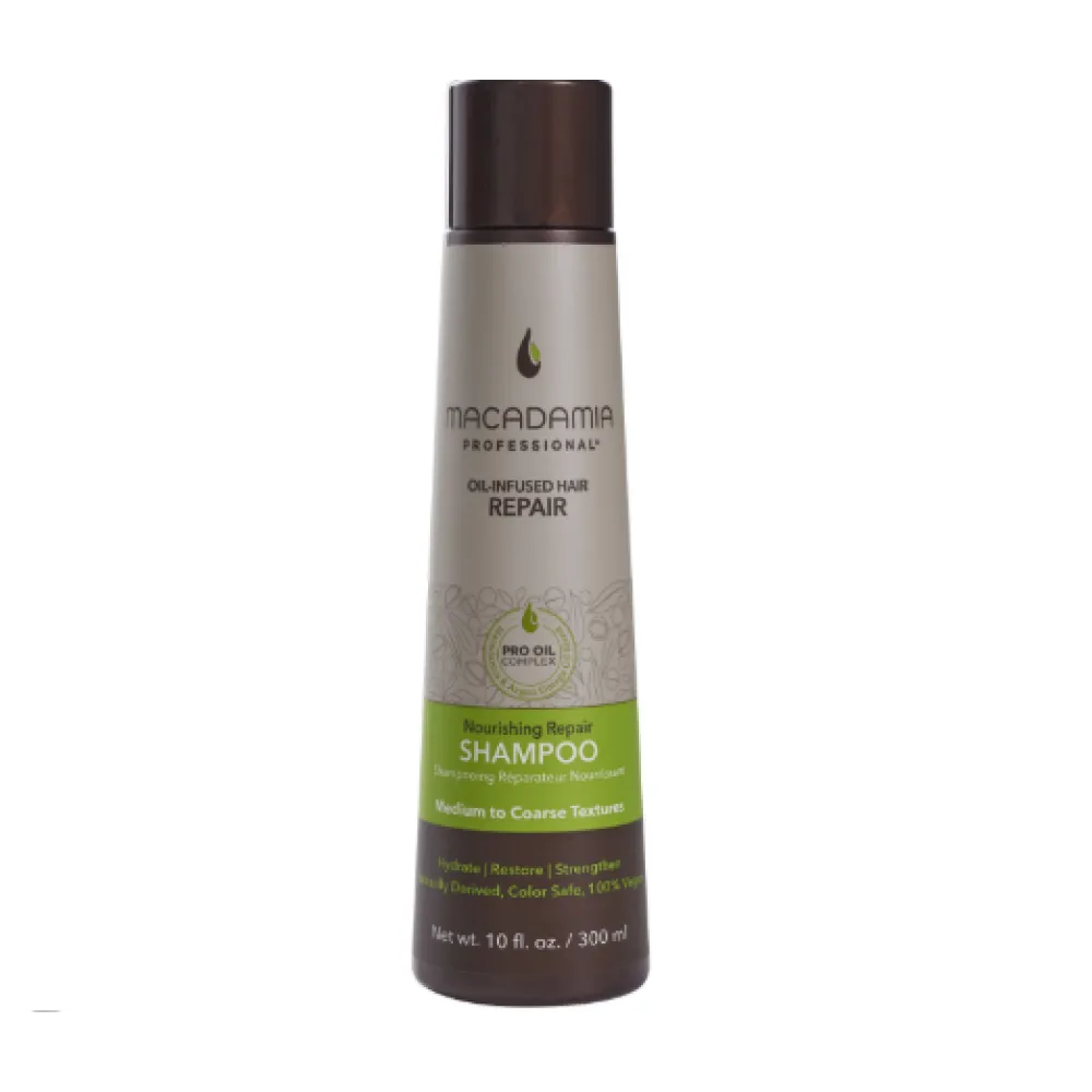MACADAMIA Nourishing Repair Shampoo – maitinantis ir atstatantis šampūnas, 300 ml