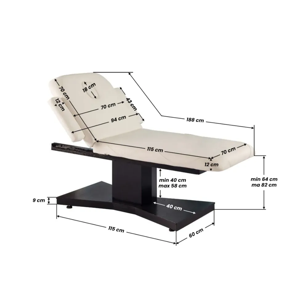 Masažo kušetė Azzurro 805