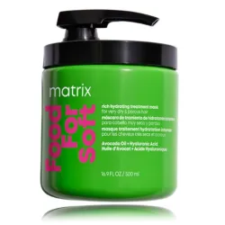 Matrix Total Results Food For Soft Rich Hydrating Treatment Mask – intensyviai drėkinanti plaukų kaukė, 500 ml