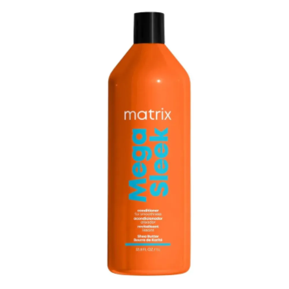 Matrix Total Results Mega Sleek Conditioner – kondicionierius su šia sviestu nepaklusniems plaukams, 1000 ml