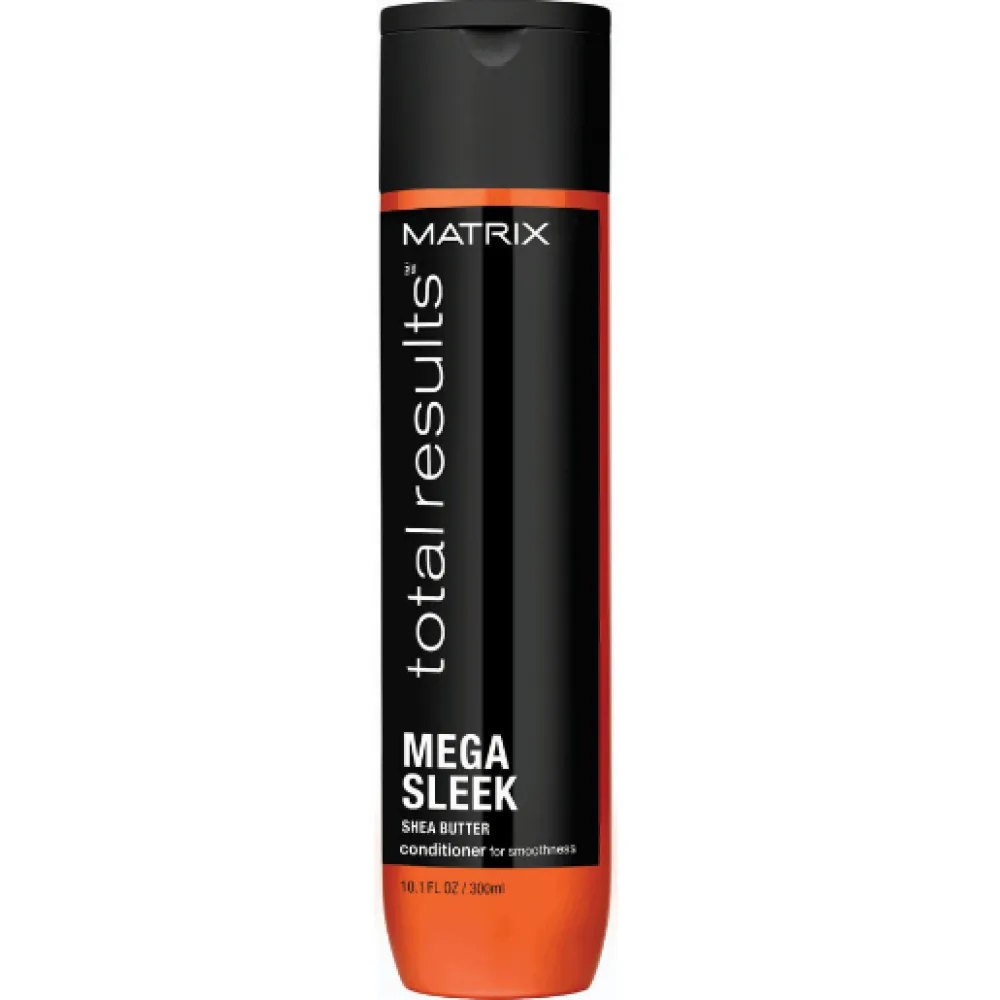 Matrix Total Results Mega Sleek Conditioner - kondicionierius su shea sviestu nepaklusniems plaukams, 300 ml
