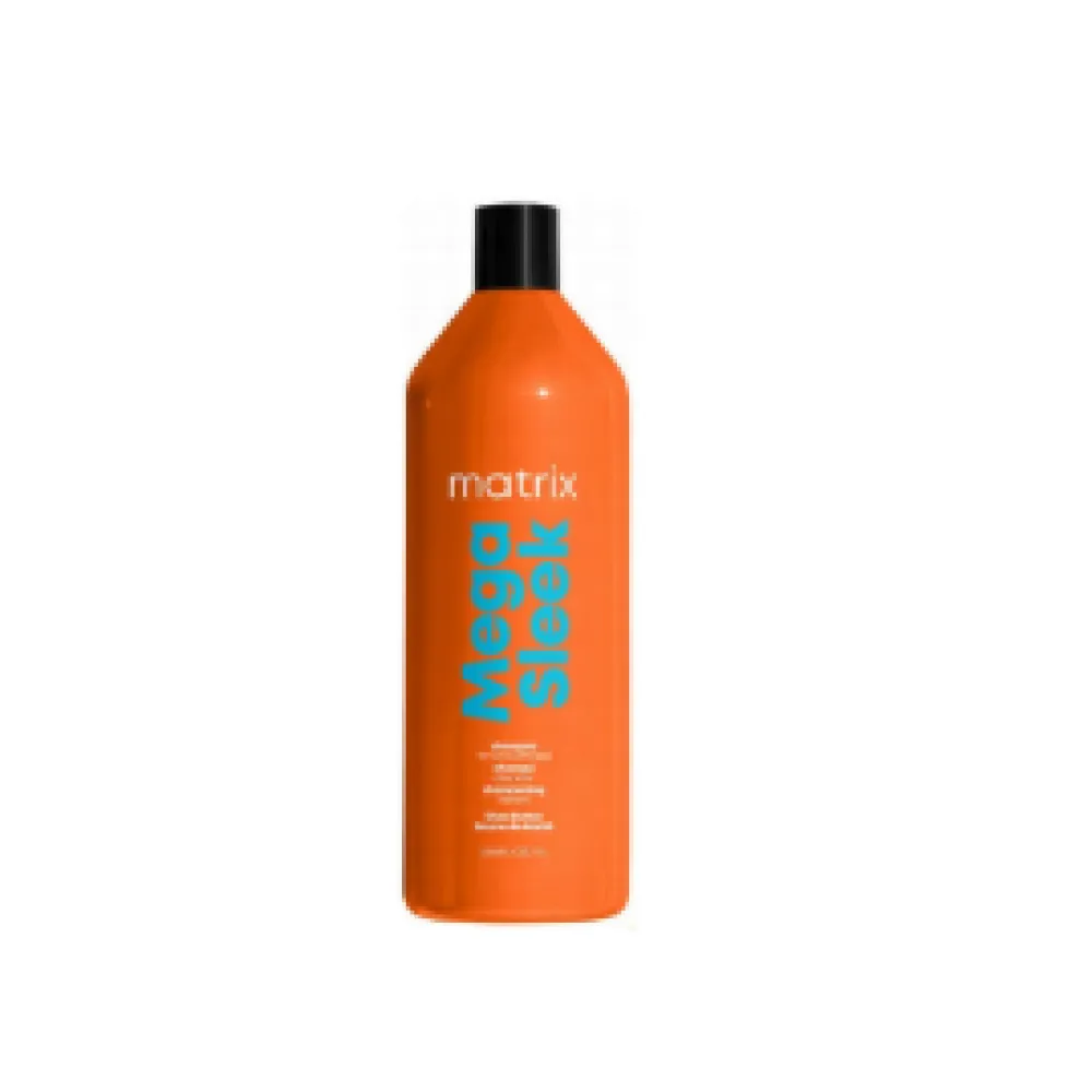 Matrix Total Results Mega Sleek Shampoo – šampūnas su shea sviestu nepaklusniems plaukams, 1000 ml