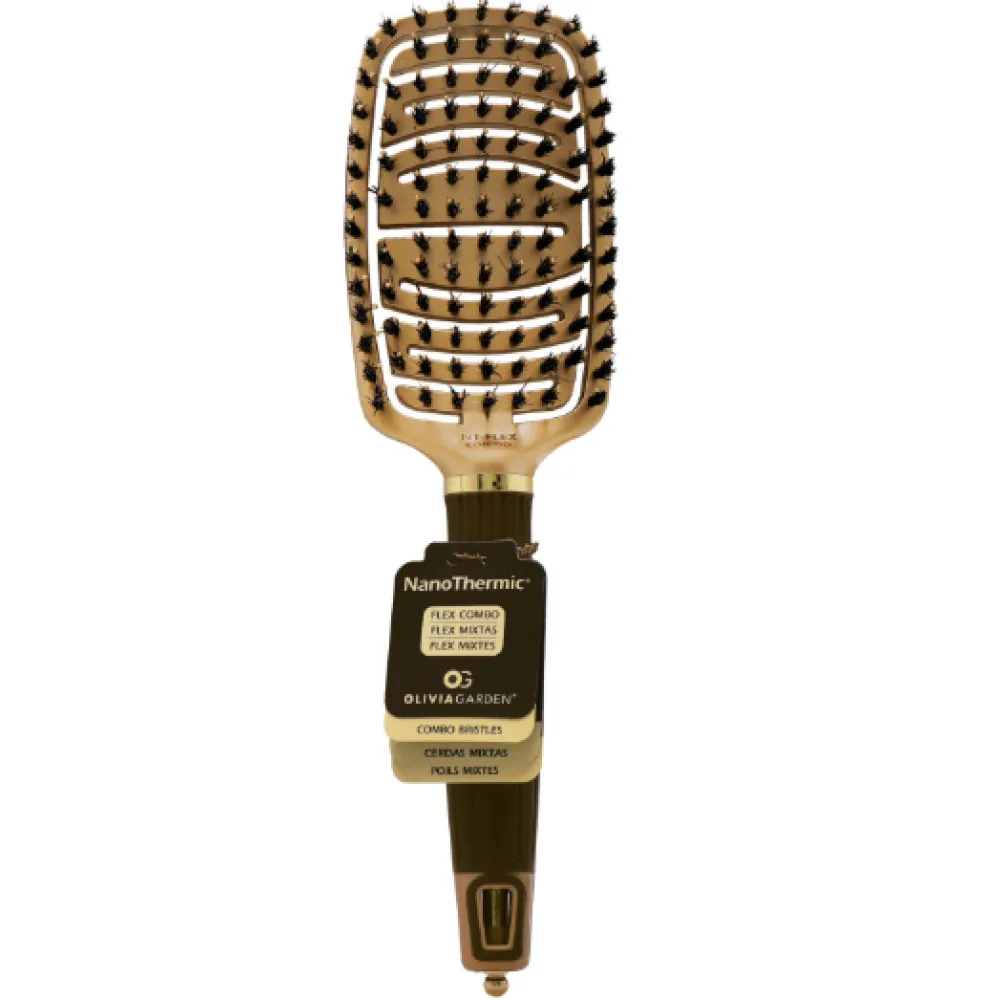Olivia Garden 92 NanoThermic Flex Combo Brush – plaukų šepetys
