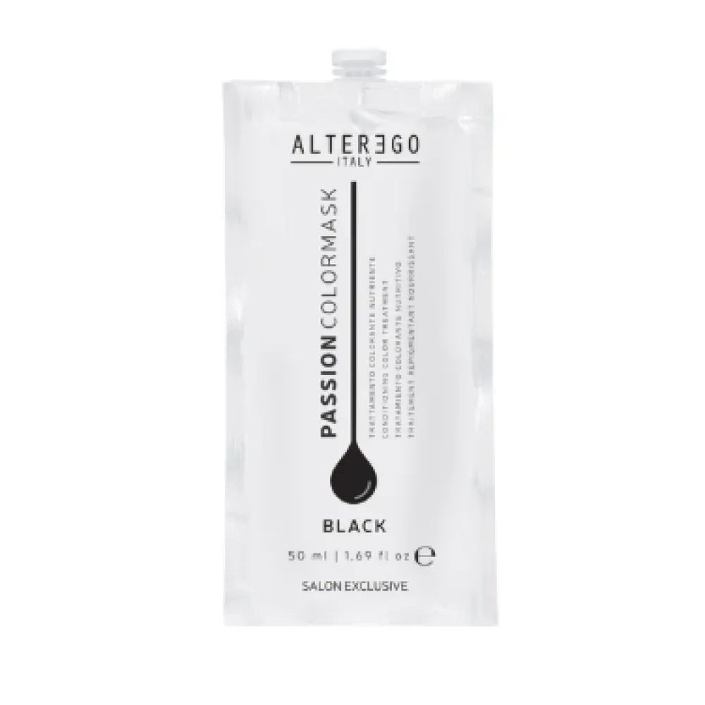 ALTER EGO PASSION Color Mask BLACK – tonuojanti kaukė, 50 ml