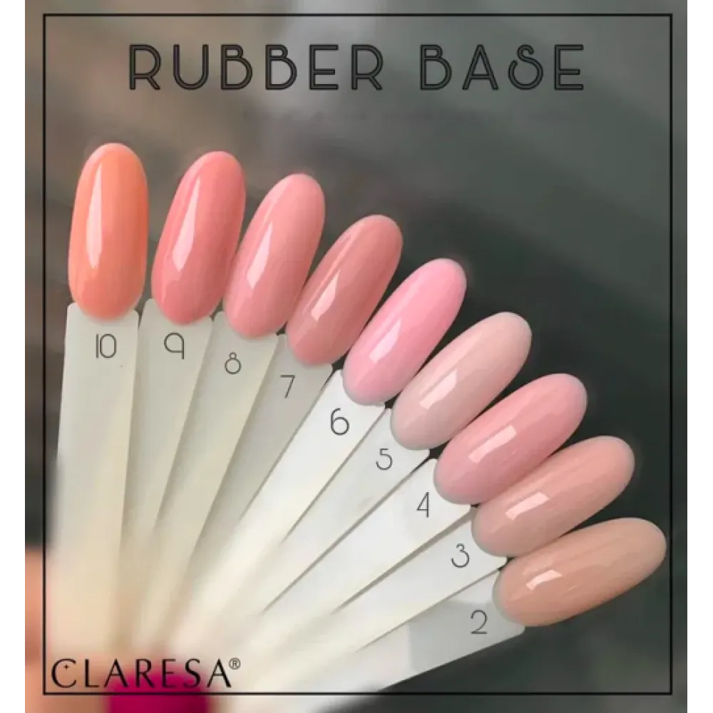 CLARESA Rubber Base 20 – gelinio lako bazė, 5 ml