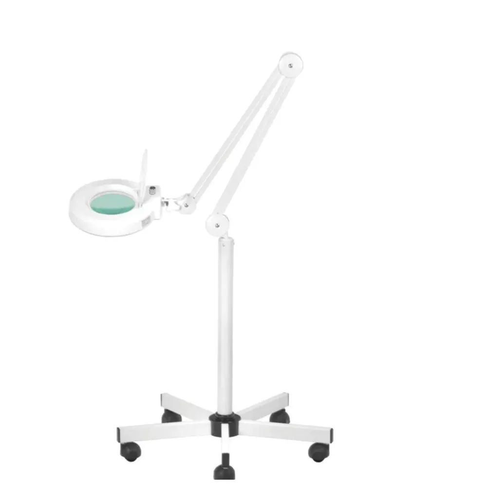 S5 LED didinamoji lempa su stovu, reguliuojamas šviesos intensyvumas, balta (126684)