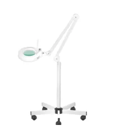 S5 LED didinamoji lempa su stovu, reguliuojamas šviesos intensyvumas, balta