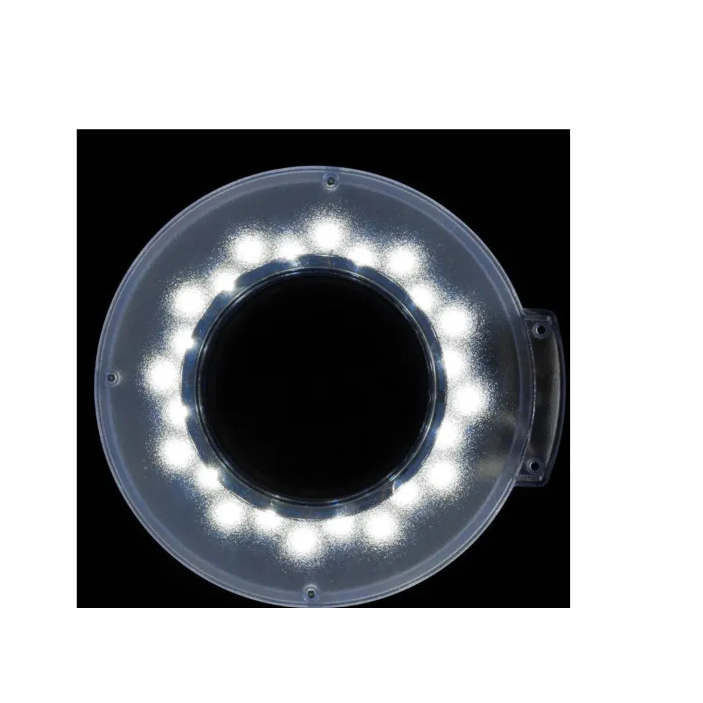 S5 LED didinamoji lempa su stovu, reguliuojamas šviesos intensyvumas, balta (126684)