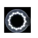 S5 LED didinamoji lempa su stovu, reguliuojamas šviesos intensyvumas, balta (126684)