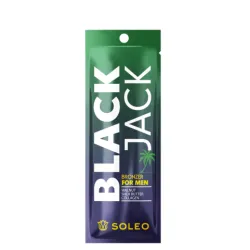 SOLEO Black Jack - soliariumo kremas vyrams su bronzantais, 15 ml