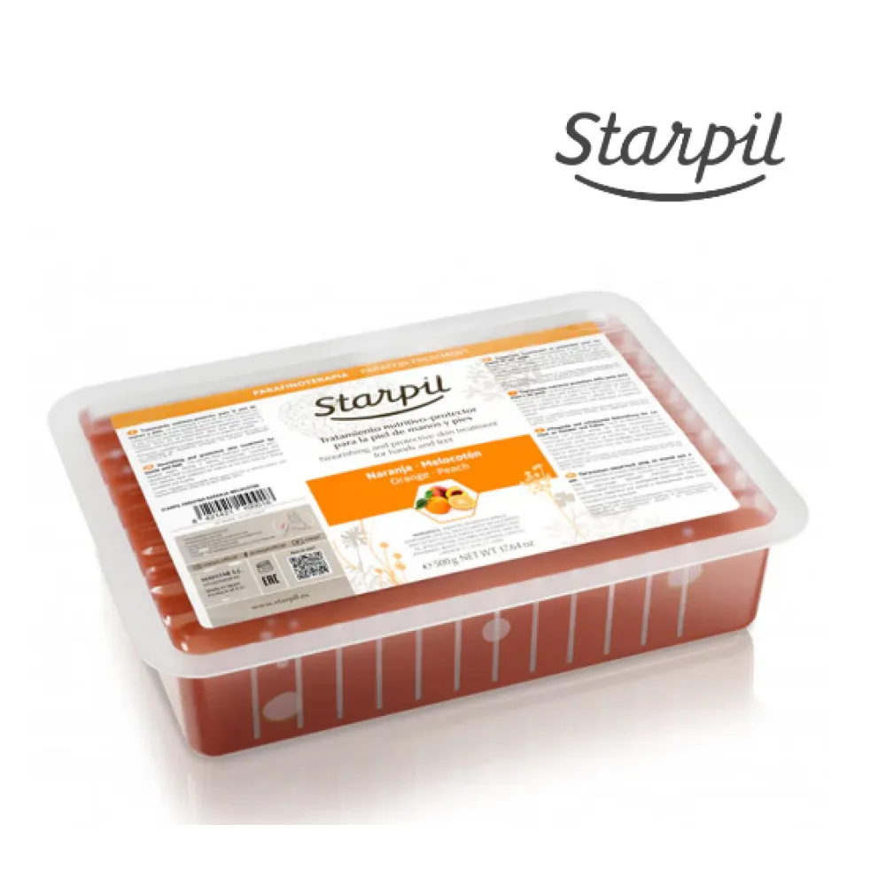 Starpil apelsinų ir persikų parafinas, 500 g