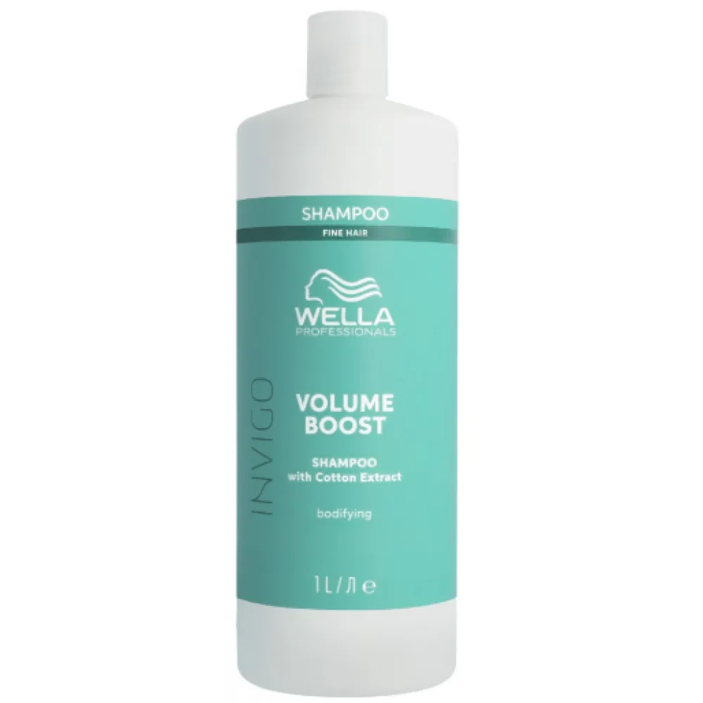 WELLA PROFESSIONAL INVIGO Volume Boost Shampoo – šampūnas plaukų apimčiai, 1000 ml