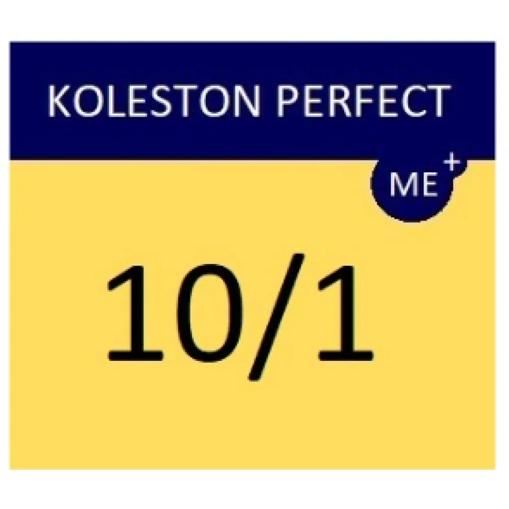 WELLA PROFESSIONALS KOLESTON PERFECT ME+ - Plaukų dažai, 10/1 – Labai šviesus peleninis blondas