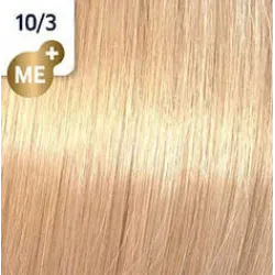 WELLA PROFESSIONALS KOLESTON PERFECT ME+ - Plaukų dažai, 10/3 - Labai šviesus auksinis blondas