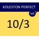 WELLA PROFESSIONALS KOLESTON PERFECT ME+ - Plaukų dažai, 10/3 - Labai šviesus auksinis blondas