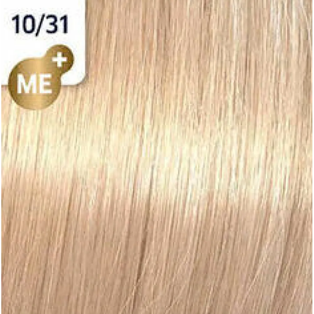 WELLA PROFESSIONALS KOLESTON PERFECT ME+ - Plaukų spalva, 10/31 - Labai šviesus peleninis auksinis blondas