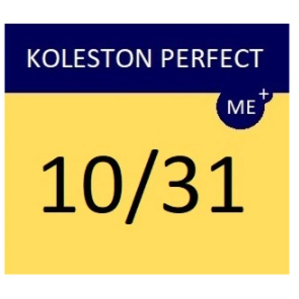 WELLA PROFESSIONALS KOLESTON PERFECT ME+ - Plaukų spalva, 10/31 - Labai šviesus peleninis auksinis blondas