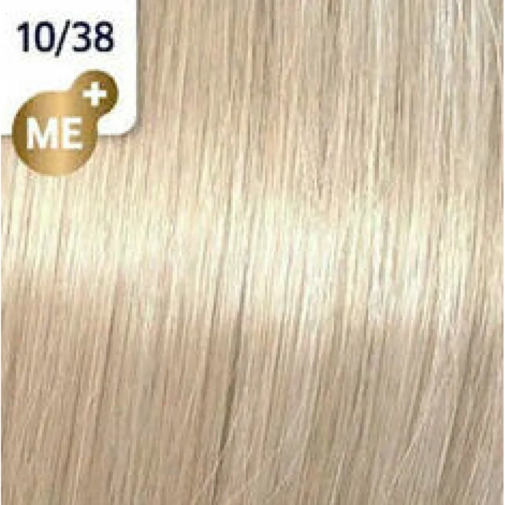 WELLA PROFESSIONALS KOLESTON PERFECT ME+ - Plaukų dažai, 10/38 - Perlų auksinė platininė blondinė