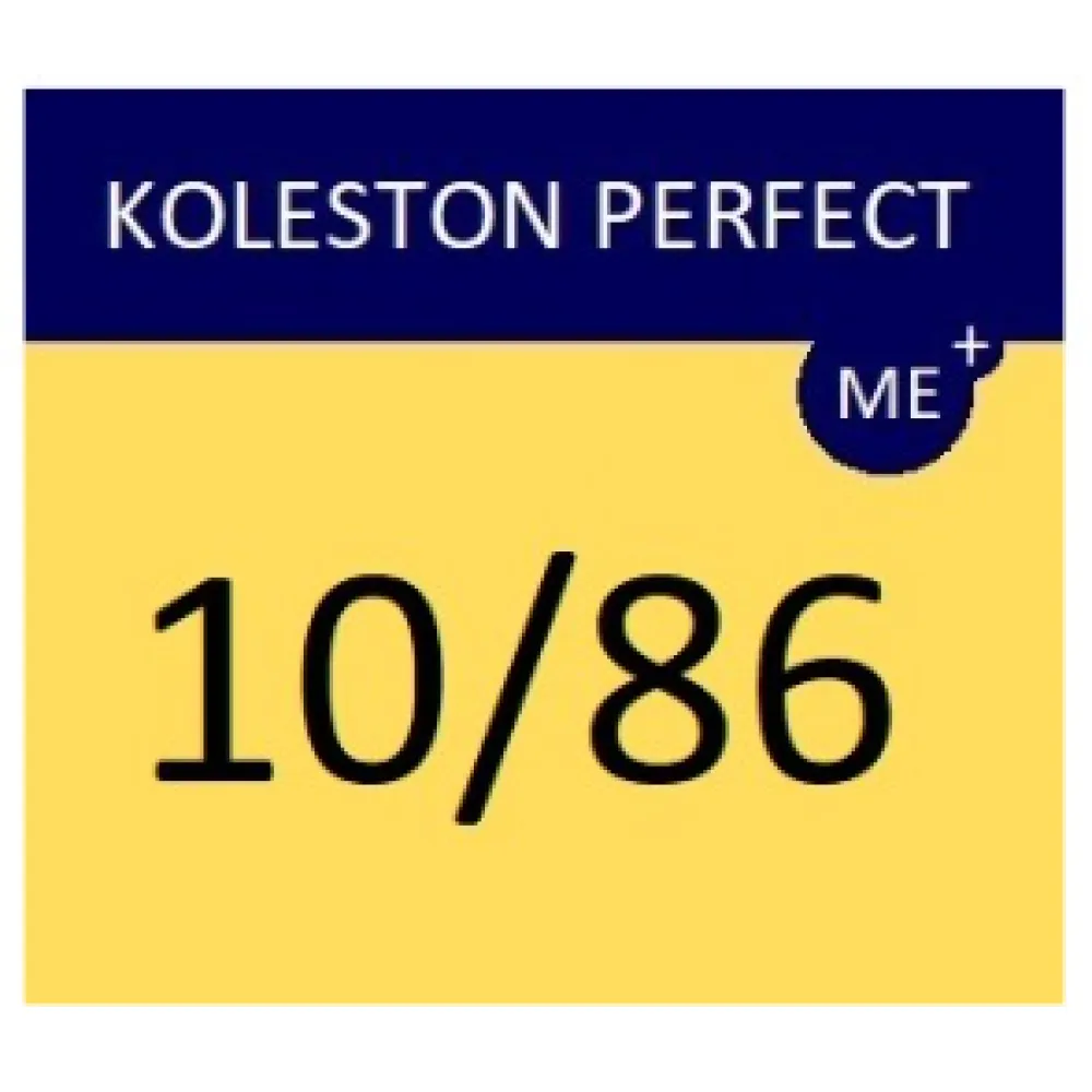 WELLA PROFESSIONALS KOLESTON PERFECT ME+ – Plaukų spalva, 10/86 – Labai šviesus perlinis violetinis blondas