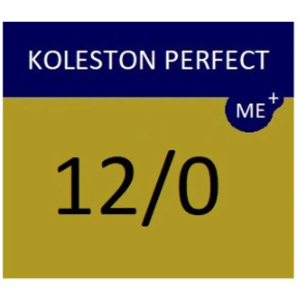 WELLA PROFESSIONALS KOLESTON PERFECT ME+ – Plaukų dažai, 12/0 – Labai šviesus natūralus blondas