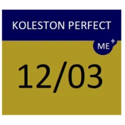 WELLA PROFESSIONALS KOLESTON PERFECT ME+ - plaukų dažai, 12/03 - labai šviesus natūralus auksinis blondas