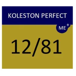 WELLA PROFESSIONALS KOLESTON PERFECT ME+ - Plaukų dažai, 12/81 - Labai šviesus pelenų perlų blondas