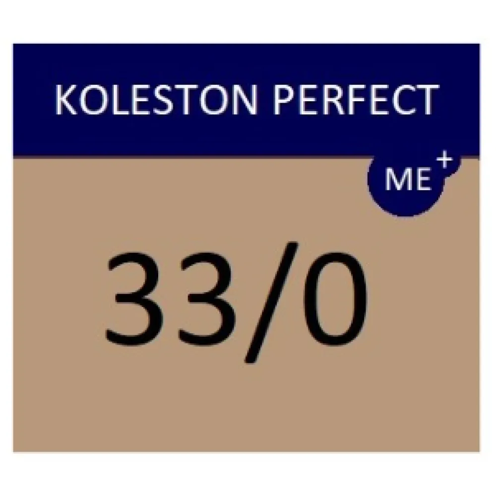 WELLA PROFESSIONALS KOLESTON PERFECT ME+ - Plaukų spalva, 33/0 – Tamsiai ruda, intensyviai natūrali
