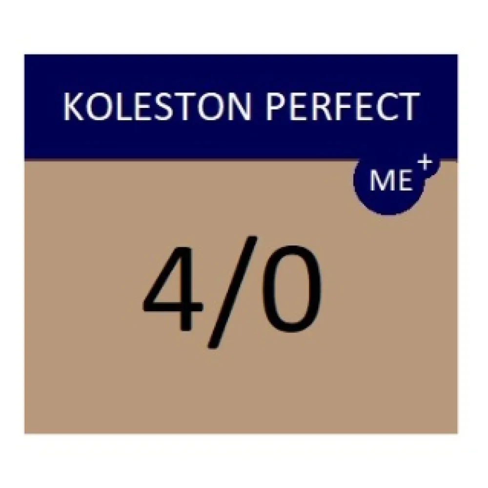 WELLA PROFESSIONALS KOLESTON PERFECT ME+ - Plaukų dažai, 4/0 - RUDAS