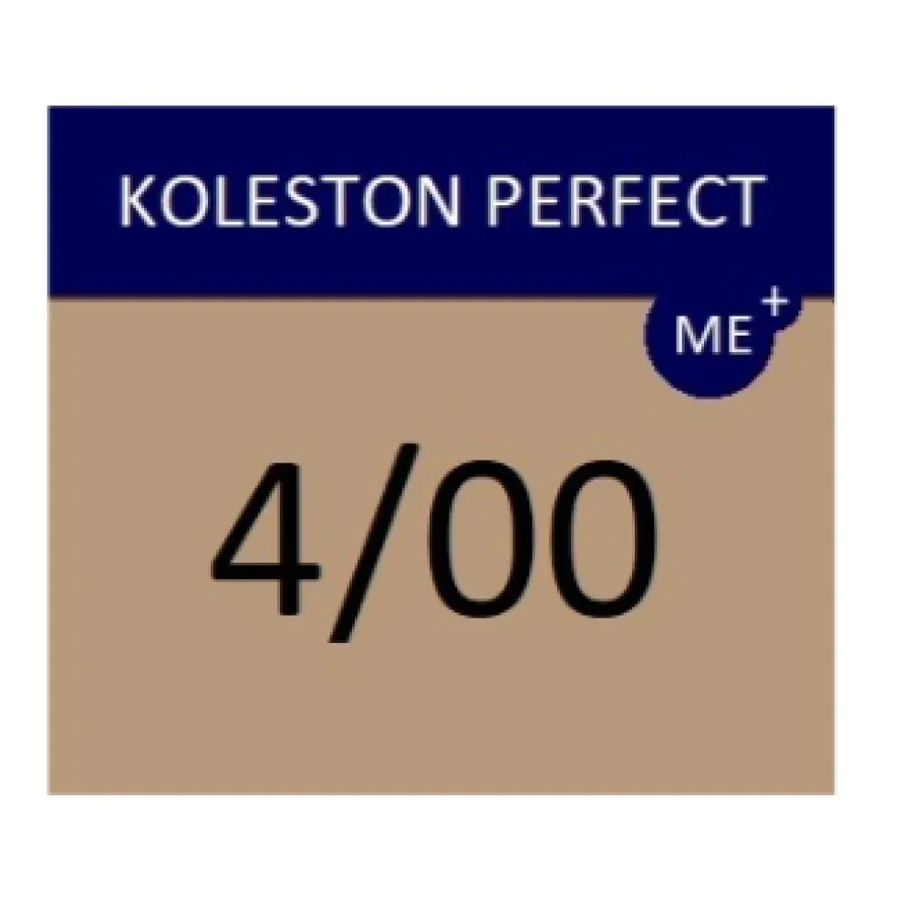 WELLA PROFESSIONALS KOLESTON PERFECT ME+ – Plaukų dažai, 4/00 – INTENSYVUS RUDAS
