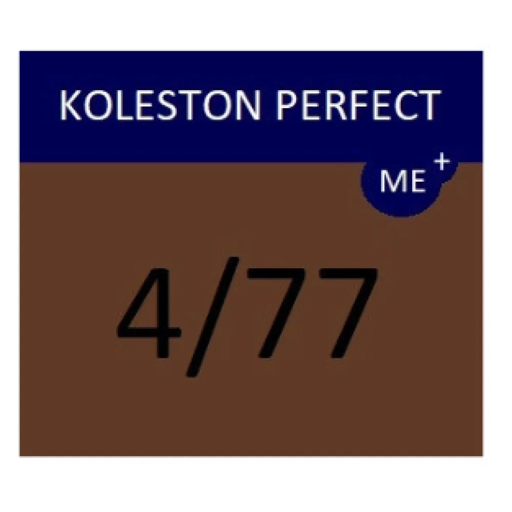 WELLA PROFESSIONALS KOLESTON PERFECT ME+ - plaukų dažai, 4/77 - intensyviai ruda
