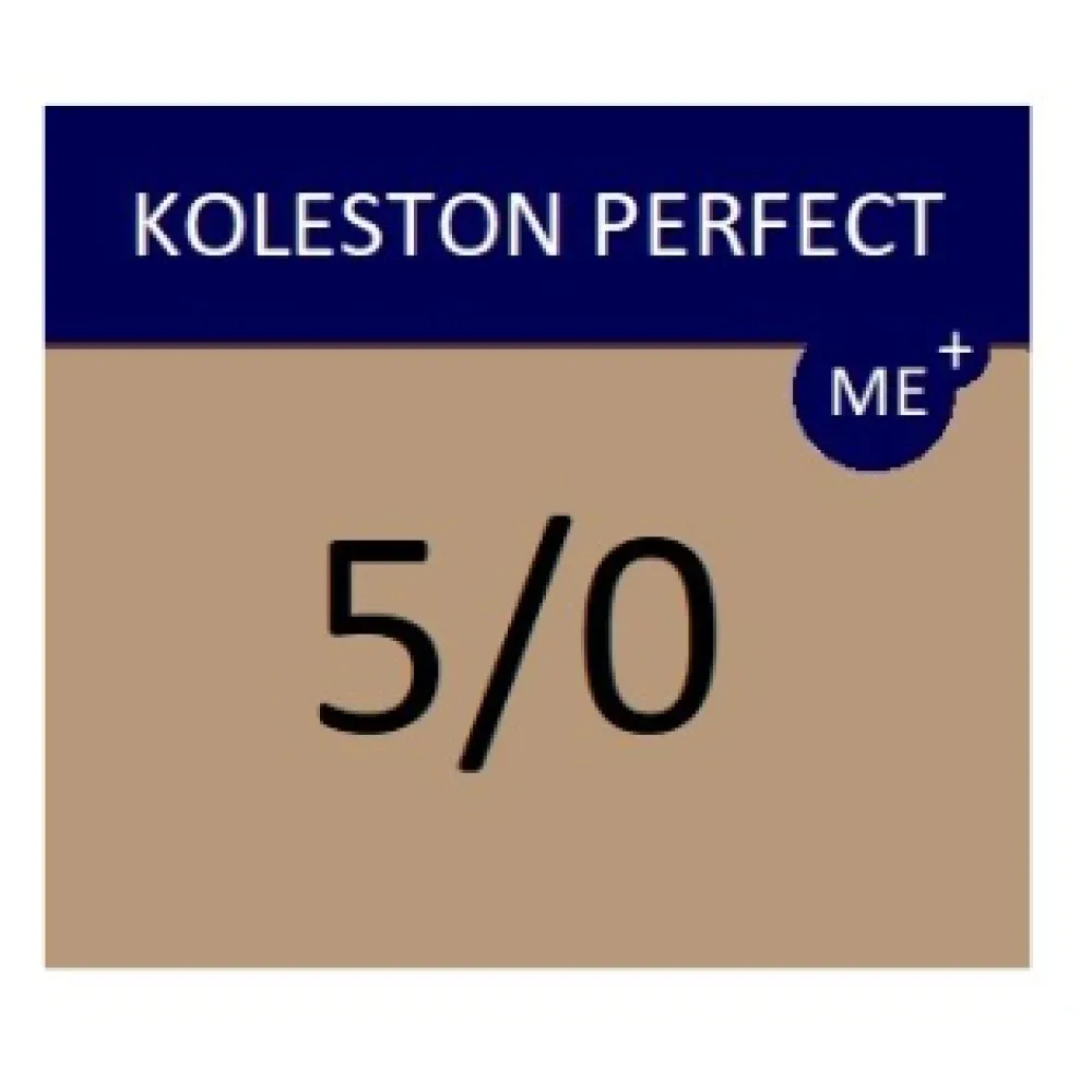 WELLA PROFESSIONALS KOLESTON PERFECT ME+ - Plaukų dažai, 5/0 - Šviesiai rudas