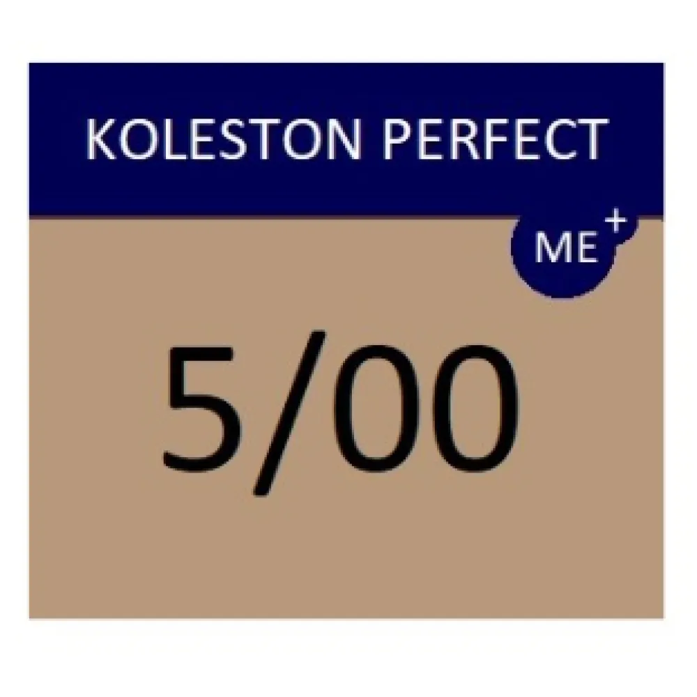 WELLA PROFESSIONALS KOLESTON PERFECT ME+ – plaukų dažai 5/00, intensyvi šviesiai ruda