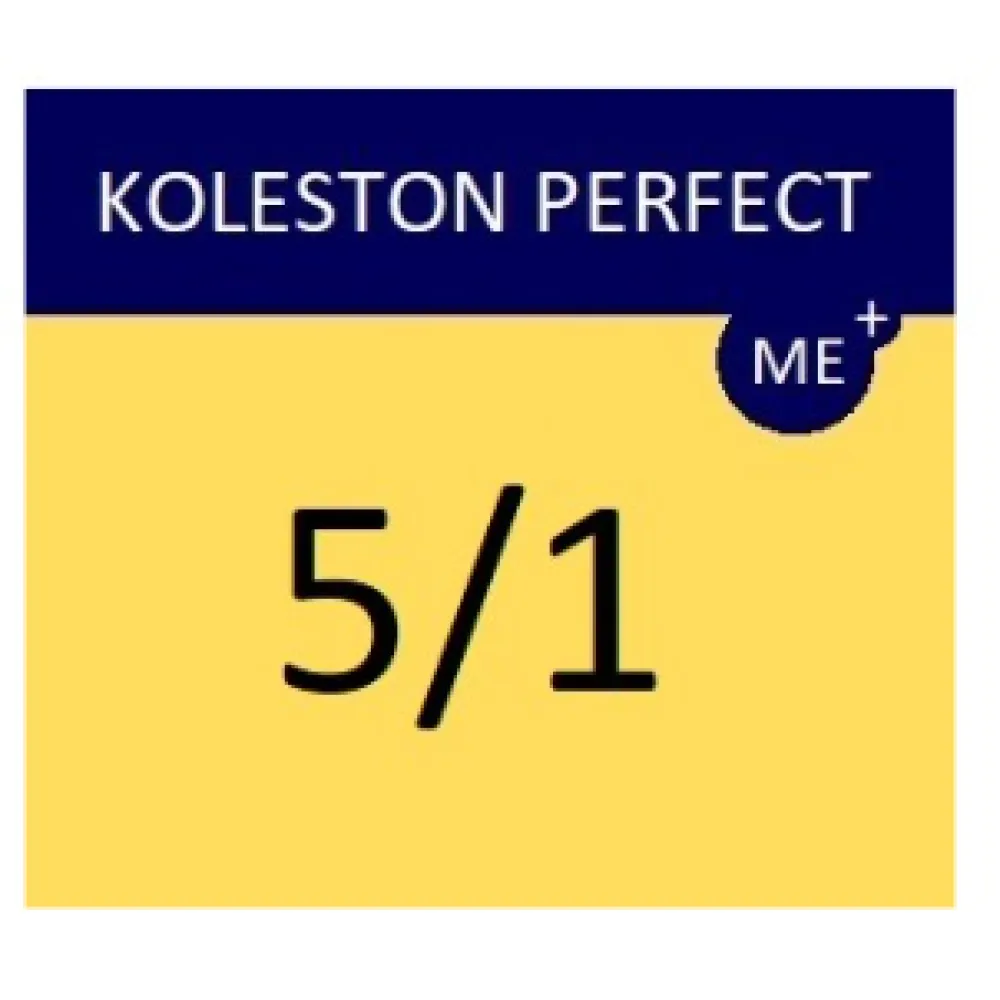 WELLA PROFESSIONALS KOLESTON PERFECT ME+ - Plaukų dažai, 5/1 - Šviesiai peleninė ruda