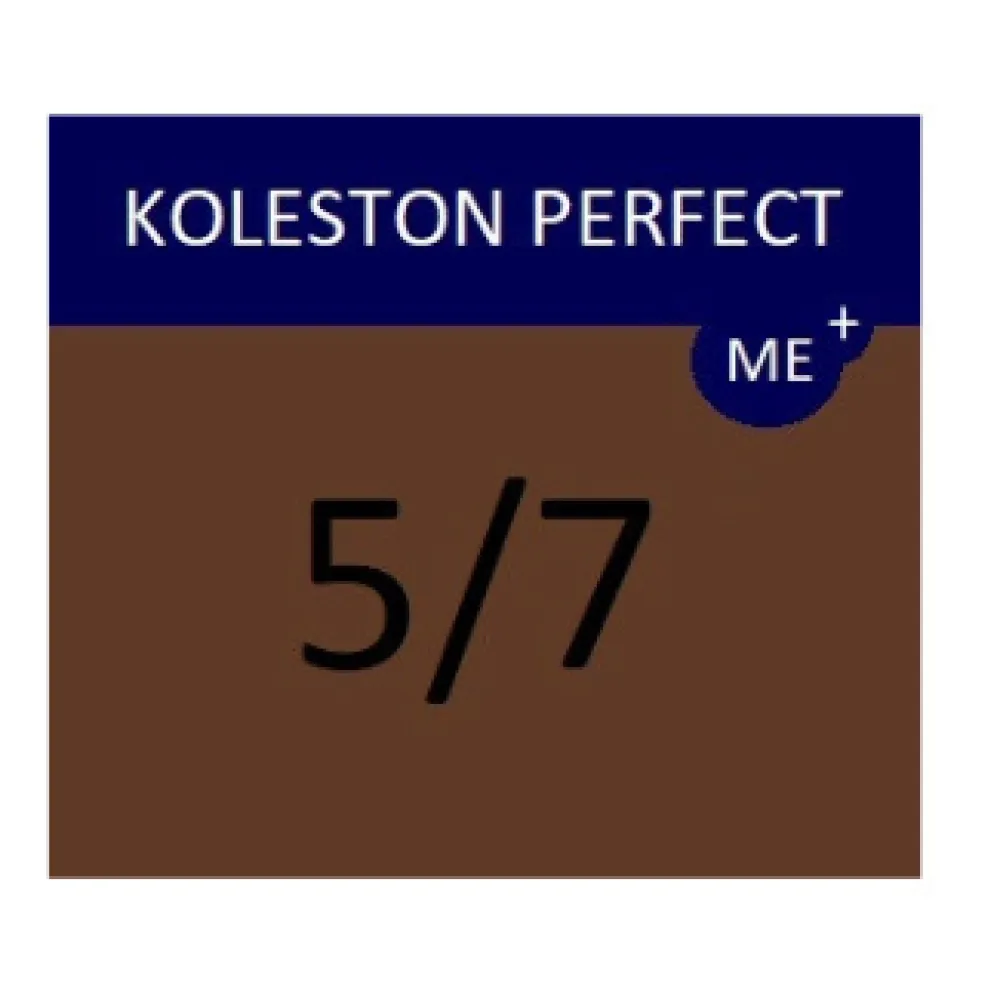WELLA PROFESSIONALS KOLESTON PERFECT ME+ - Plaukų dažai, 5/7 - ŠVIESIAI GILUS RUDAS