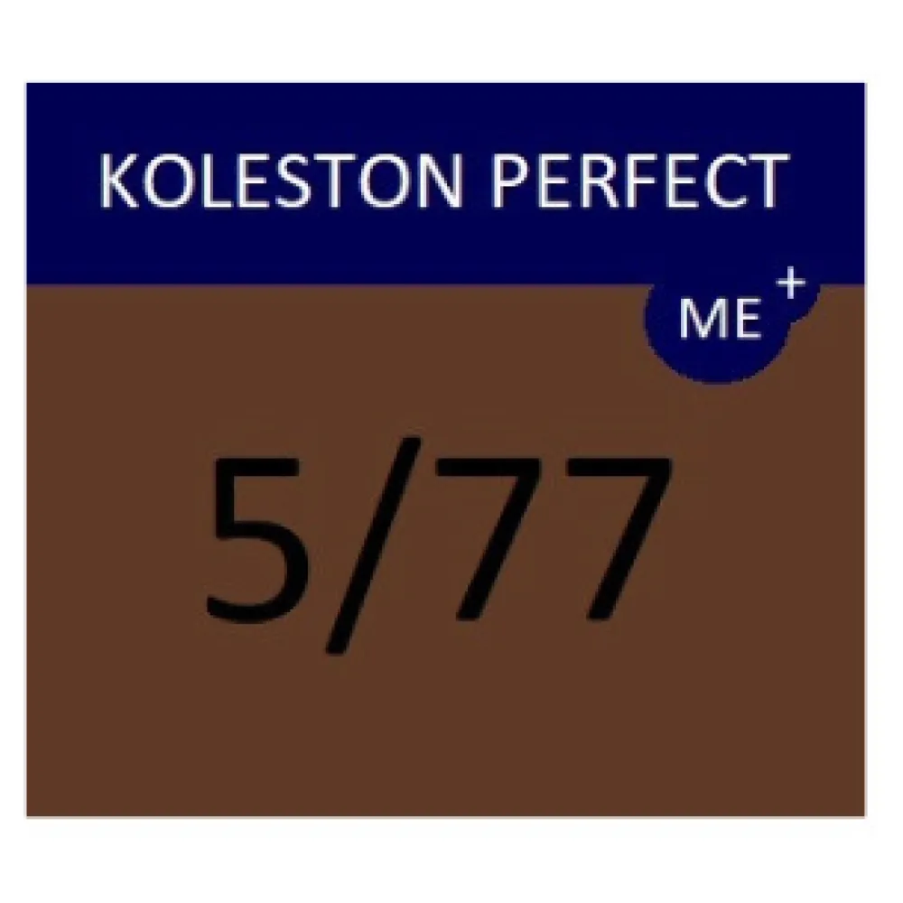 WELLA PROFESSIONALS KOLESTON PERFECT ME+ - Plaukų dažai, 5/77 - Šviesiai intensyvi ruda