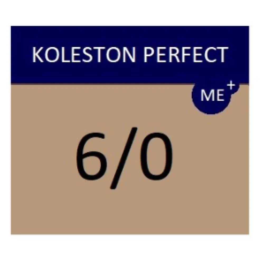 WELLA PROFESSIONALS KOLESTON PERFECT ME+ - Plaukų dažai, 6/0 - Tamsusis blondas