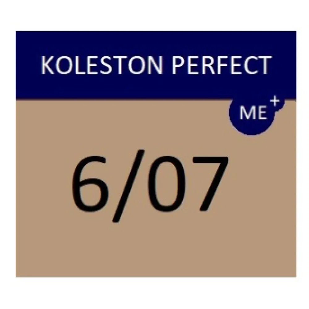 WELLA PROFESSIONALS KOLESTON PERFECT ME+ - Plaukų dažai, 6/07 - Tamsus blondas, natūraliai rudas