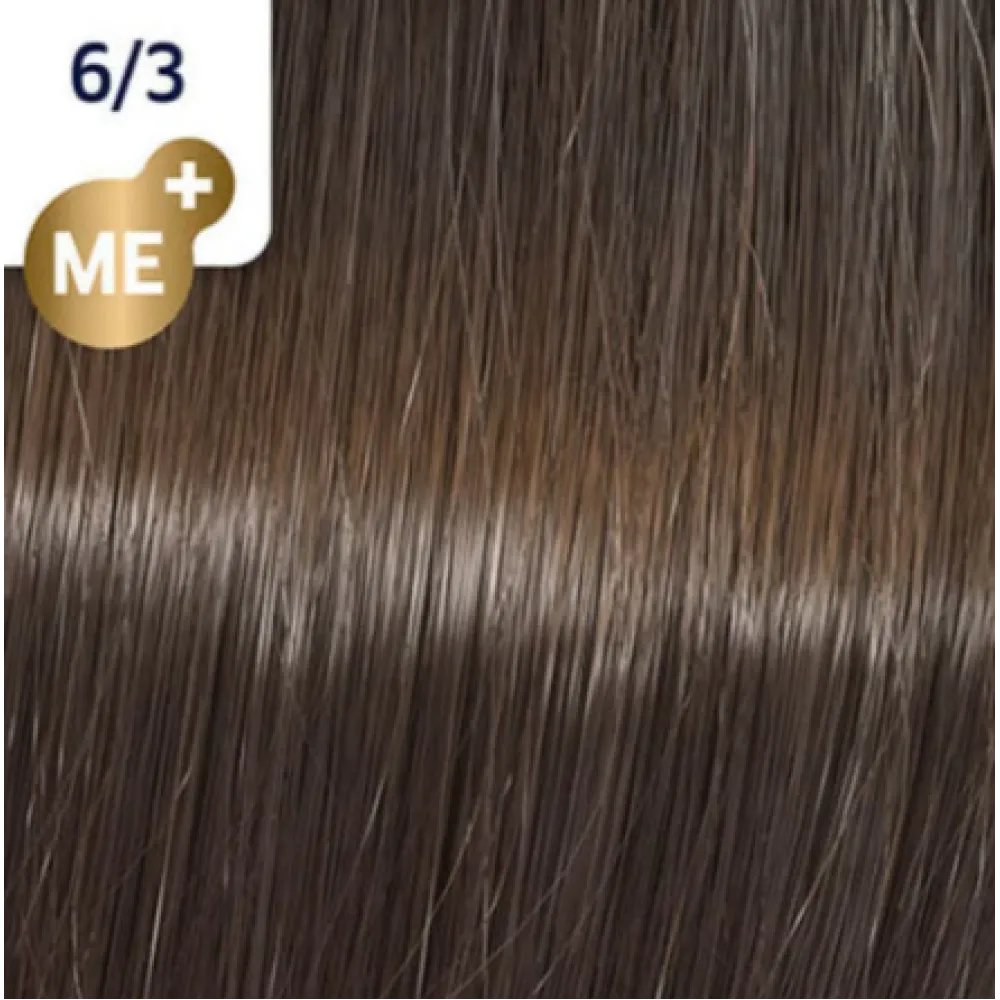 WELLA PROFESSIONALS KOLESTON PERFECT ME+ - Plaukų dažai, 6/3 – Tamsiai auksinis blondas