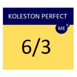 WELLA PROFESSIONALS KOLESTON PERFECT ME+ - Plaukų dažai, 6/3 – Tamsiai auksinis blondas