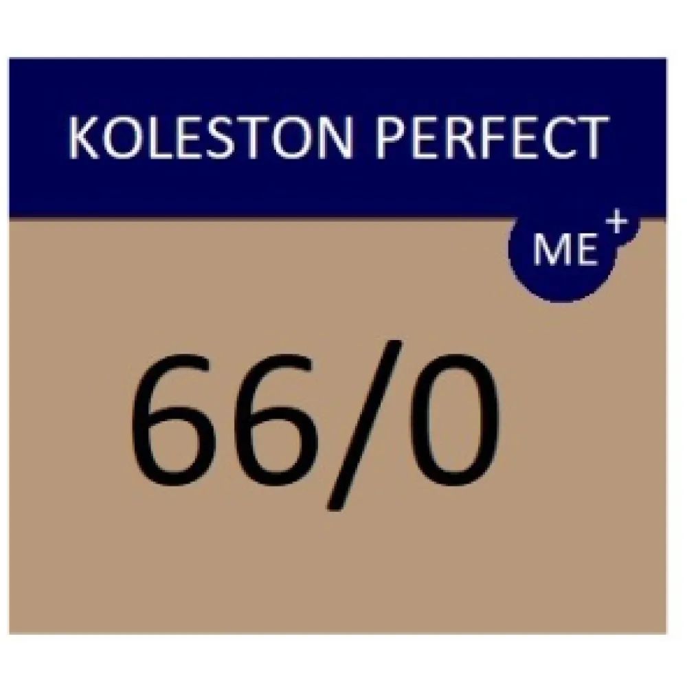 WELLA PROFESSIONALS KOLESTON PERFECT ME+ - Plaukų dažai, 66/0 - INTENSYVIAI TAMSIAI BLONDAS