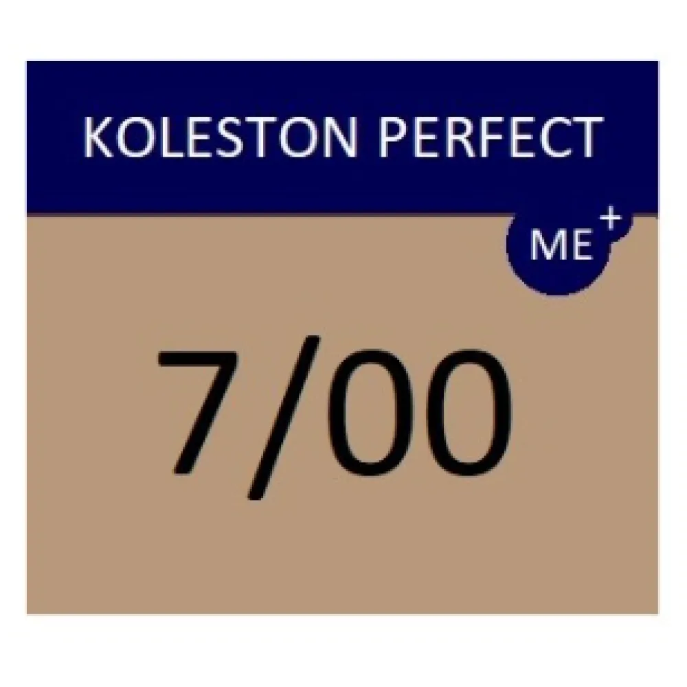 WELLA PROFESSIONALS KOLESTON PERFECT ME+ - Plaukų dažai, 7/00 – Intensyvus šviesus blondas