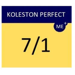 WELLA PROFESSIONALS KOLESTON PERFECT ME+ - Plaukų dažai, 7/1 – peleninė šviesiaplaukė