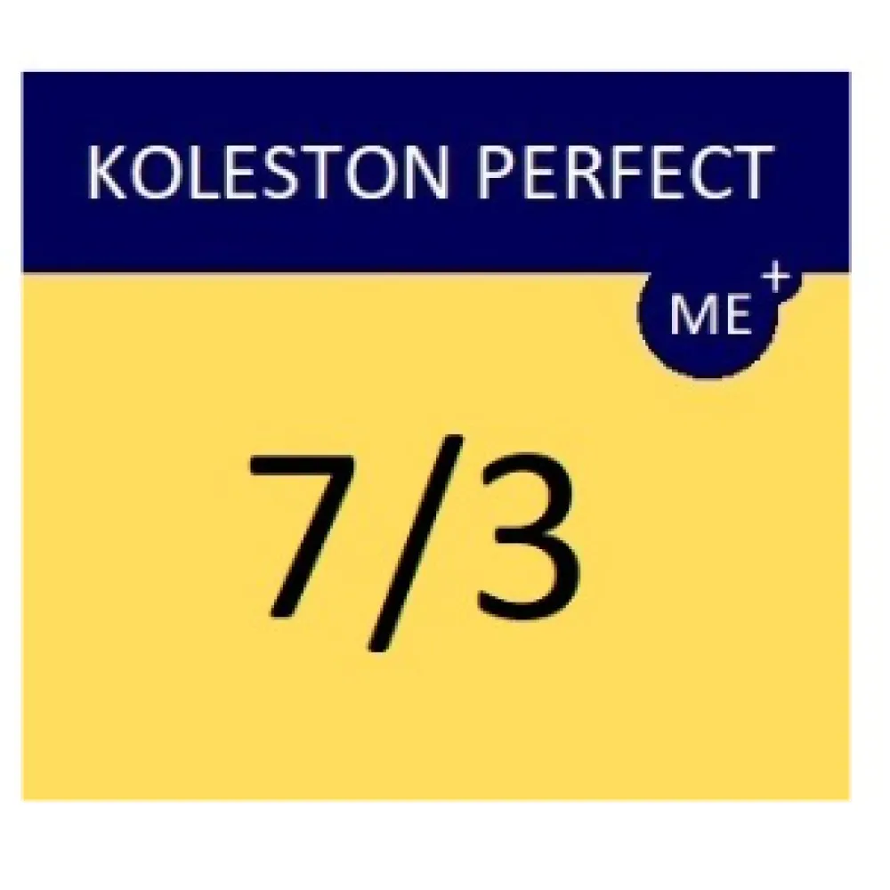 WELLA PROFESSIONALS KOLESTON PERFECT ME+ - Plaukų dažai, 7/3 - Vidutinis auksinis blondas