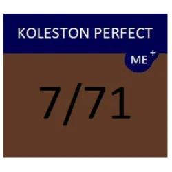 WELLA PROFESSIONALS KOLESTON PERFECT ME+ - Plaukų dažai, 7/71 - Vidutinio šviesumo pelenų rudas