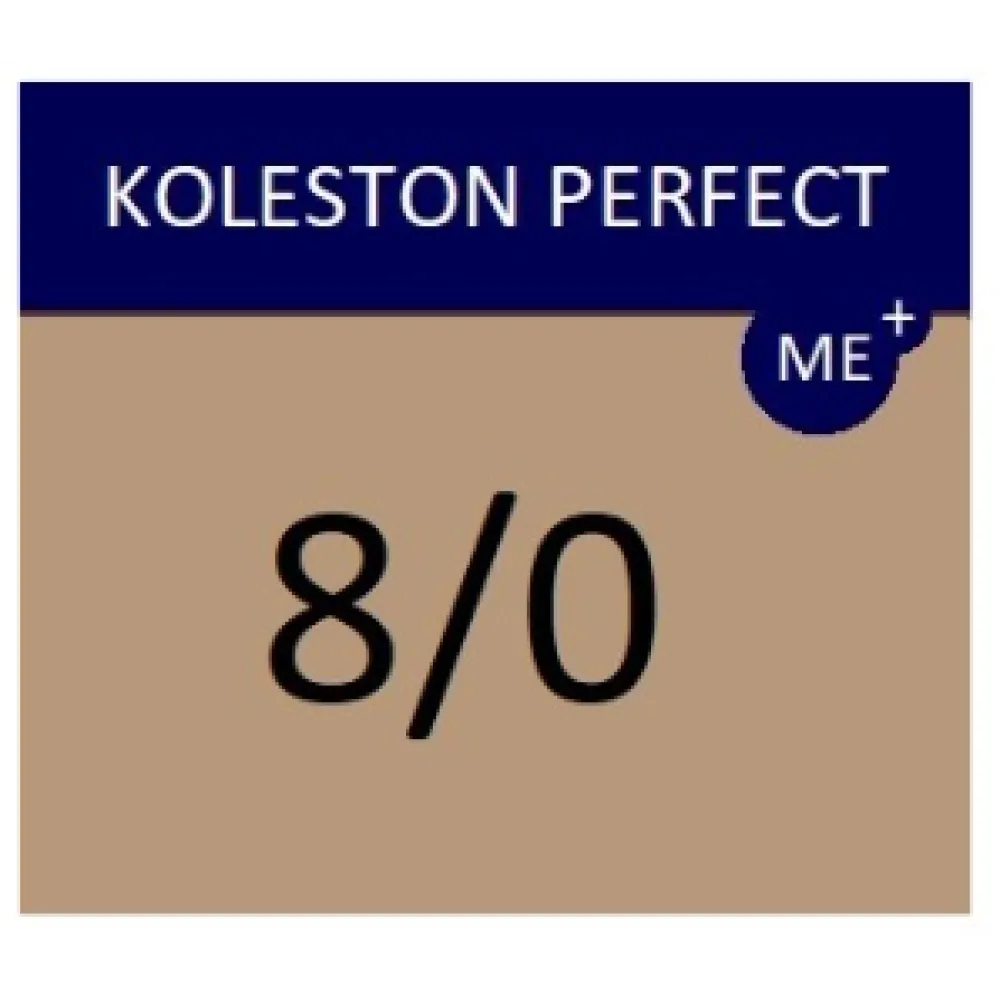 WELLA PROFESSIONALS KOLESTON PERFECT ME+ - Plaukų spalva, 8/0 - Šviesiai natūralus blondas