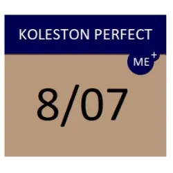 WELLA PROFESSIONALS KOLESTON PERFECT ME+ - Plaukų dažai, 8/07 - Šviesiai blondas / natūralus rudas
