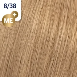 WELLA PROFESSIONALS KOLESTON PERFECT ME+ - Plaukų dažai, 8/38 - Šviesus blondas (auksinė perla)